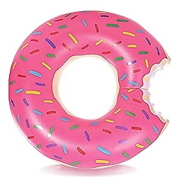 DMAR Pool Floats Donut Inflatables 23.4" Donut Pool