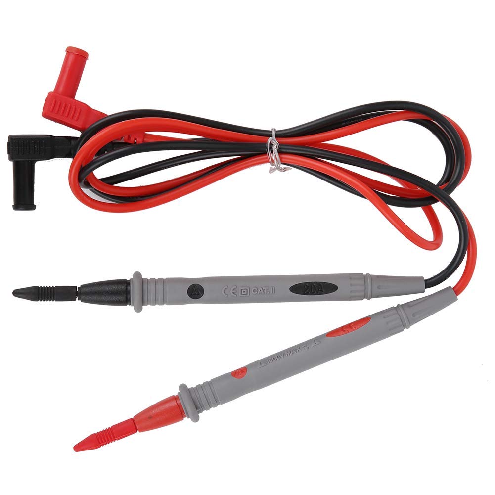 2pcs AC/DC 1000V Silicone Test Lead Kit Automotive Test Lead Kit Electrical Multimeter Test Leads Set Electrician Tester 20A