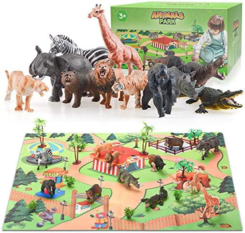 Animal Toys for Kids Age 3, Zoo Toys 
