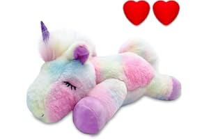 Lepawit Heartbeat Puppy Toy, Pillow Pet Toy with Calming Lavender Scented for Puppy Sleep Aid and Anxiety Relief, Squeaky Dog Toys for Puppy and Small Dogs, 2 Disposable Heat Packs