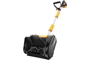 HOUSELIFE Cordless Snow Shovel Compatible with DeWalt 20V MAX Battery (Tool Only), 11" Lightweight Electric Snow Blower with 20FT Max Throw & Adjustable Handle, Snow Thrower for Driveway, Deck, Patio & Steps