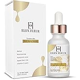 ELEN FLEUR Retinol Collagen Serum – Hydrating & Firming Face Serum with Hyaluronic Acid, Niacinamide, Vitamin C & E – Promotes Smooth, Radiant & Elastic Skin – 30ml