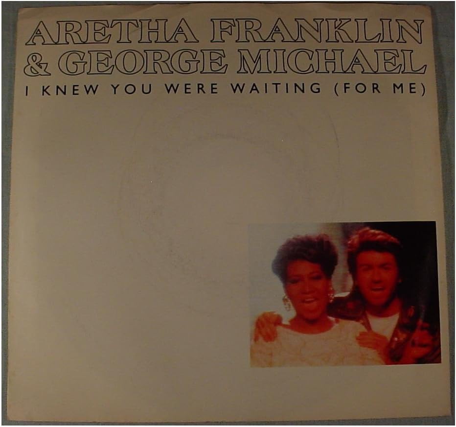 ARETHA FRANKLIN AND MICHAEL 45 RPM I KNEW YOU WERE WAITING (FOR ME) / I KNEW YOU WERE ARETHA FRANKLIN AND MICHAEL 45 RPM I KNEW YOU WERE WAITING (FOR ME) / I KNEW YOU WERE