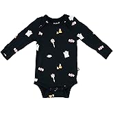 KYTE BABY Long Sleeve Bodysuit in Trick or Treat Print