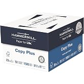 Hammermill Copy Plus 8.5-Inch x 11-Inch Copy Paper, 20 lbs., 92 Bright, 500 Shts/RM, 3RM/CT (105040)