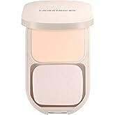 Laura Mercier Real Flawless Feather Matte Powder Foundation, Sheer to Medium Coverage, 16 HR Fade-Proof Wear, Hydration & Shine Control, Weightless Face Powder Compact, Hyaluronic Acid Infused
