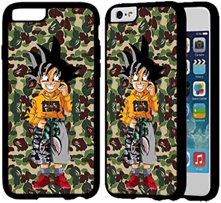Goten X Bape 2 iPhone 7 Case Black Rubber BI
