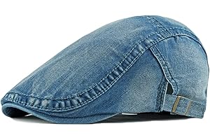 Qianuer Newsboy Hats Adjustable Ivy Flat Cap Gatsby Cabbie Driving Beret for Men Women