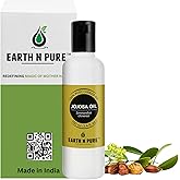 Earth N Pure Jojoba Oil Cold Pressed Natural and Therapeutic Grade for Skin & Hair 100 ml