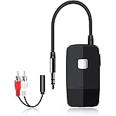 Golvery Upgraded Bluetooth 5.3 Receiver for Speaker, Wireless Audio Adapter for Home Audio Car Stereo with 3.5mm RCA Jack, 20