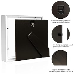 TouYinger 8x8 Shadow Box Frame Display Case with