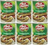 Beit Hashita Cucumbers Brine Medium No Preservatives 18 Oz. (6-Pack)