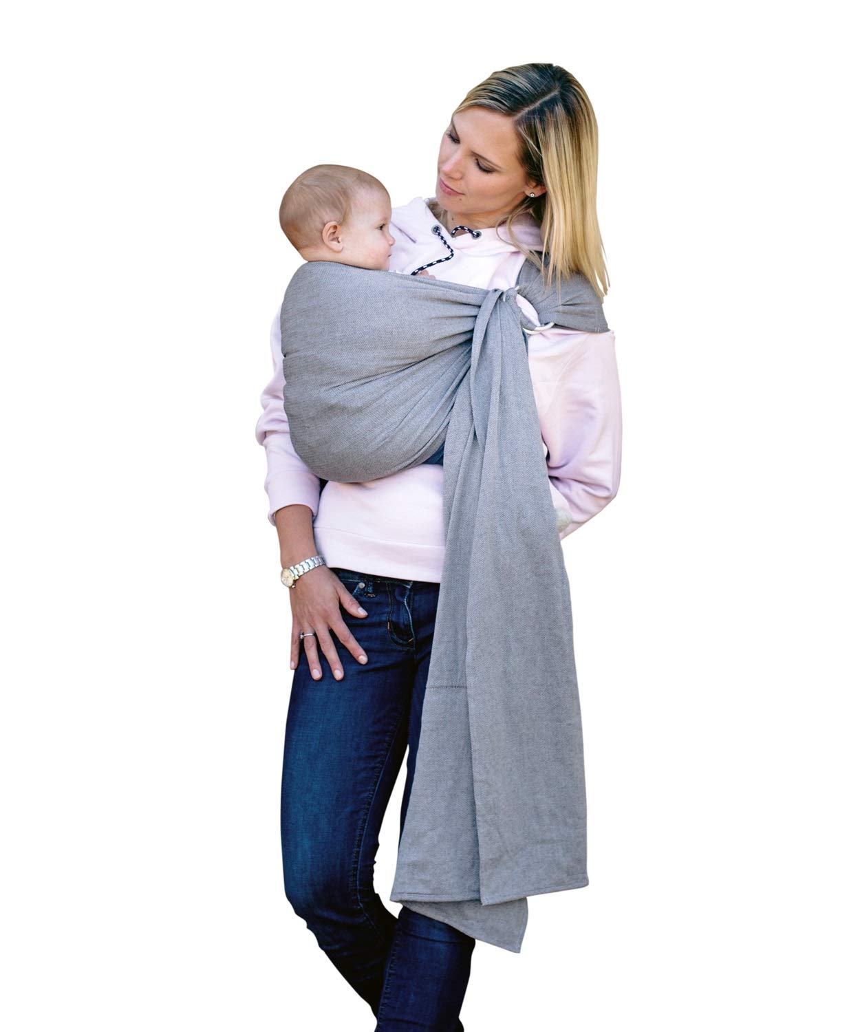 Amazonas Ring Sling Grey Baby Carrier, 600 g