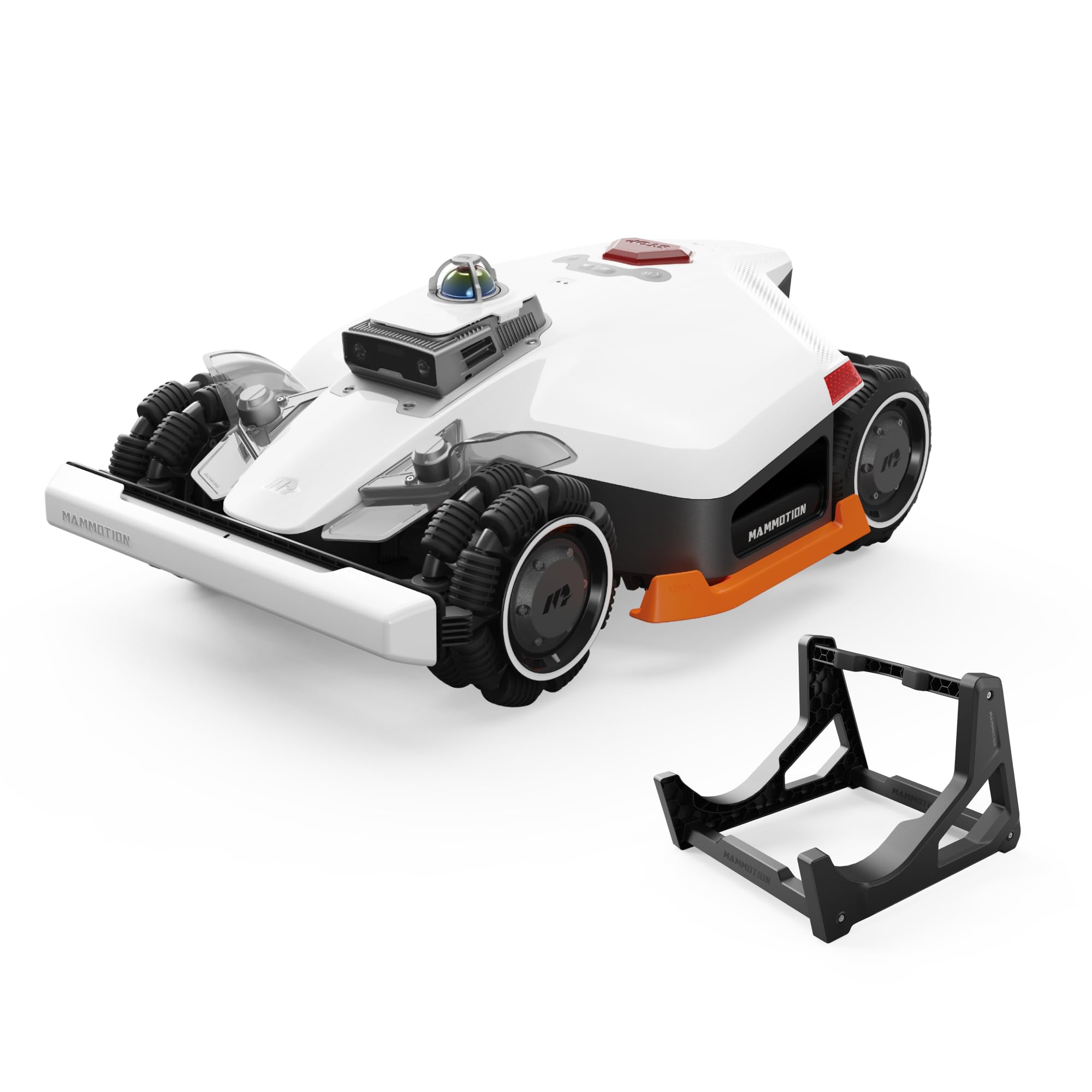 Mammotion LUBA 3 AWD 3000H Robot Lawn Mower with Cleaning Stand (Ship Separately), 360° LiDAR+NetRTK+AI Vision, 5400 sq.ft/h, AWD for 80% Slopes, Cutting Height 2.2"-4.0"