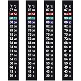 Jansamn Brewing Thermometer Strip Adhesive Strip Thermometer Aquarium Thermometer Sticker Thermometer Sticker for Fish Tank/K
