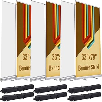 Amazon Com Yescom 33x79 Aluminum Retractable Roll Up Banner