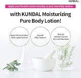 KUNDAL Moisture Body Lotion 500ml Amber Vanilla Long Lasting Perfumed Fresh view 4