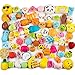 WATINC Random 10 pcs Squishy Cream Scented Kawaii Simulation Lovely Toy Medium Mini Soft Food Squishy, Phone Straps (10P Donuts)