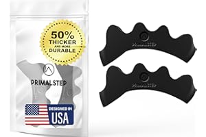 PrimalStep Toe Separators, Spreaders, Spacers, Straightener to Correct Toes for Men and Women, Bunion Corrector, Foot Pain, Plantar Fasciitis, Over 50% Thicker, Large