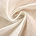 ZHH Handmade Embroidered Openwork Panels 59 by 70-inch Cord Crochet Curtain,Polyester White Sheer