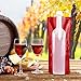 Accmor Wine Bottle Bag Flask, Portable Wine Accessories, Reusable Flexible Collapsible Leek Proof Liquid Accessories for Gift Travel Camping BBQ Party Beach Hiking Home Kitchen