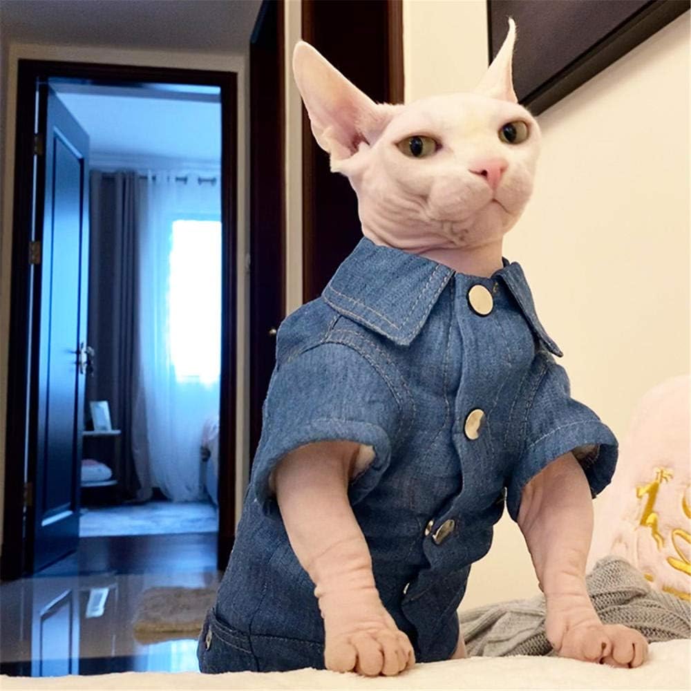 Gilet In Denim Per Cani - Vestito Moda Per Animali Domestici - Foto 8