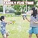 ArtCreativity Bubble Blasters Shooter Guns Pack of 2, Includes 1 Dinosaur Shooter Gun with Exciting Sound Effects and 1 Transparent LED Gun. Battery Operated - for Age 5+ - Best Gift for Kids