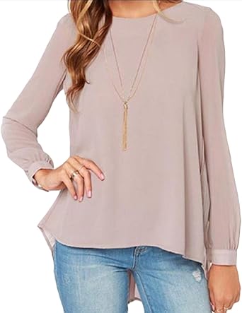 simple chiffon tops