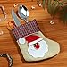 Womsky 12pcs Mini Christmas Stockings, 7'' Mini Stockings, Christmas Mini Stockings Gift & Treat Bag, for Favors and Decorating (red)