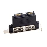 Dual Port SATA 7pin to Esata 7Pin Adapter Male to