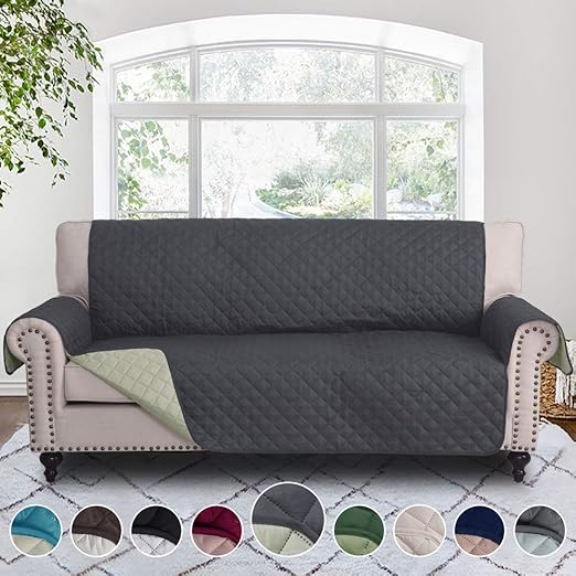 Amazon Com Rhf Reversible Sofa Cover Couch Covers For 3 Cushion