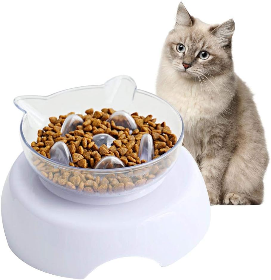 small slow feeder cat bowl