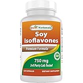 Best Naturals Best Naturals Soy Isoflavones for Women 750 Mg Capsules, 120 Count