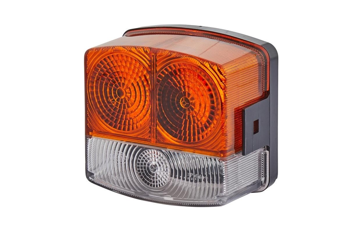 HELLA 2BE 002 776-251 Direction Indicator - Halogen - 12V - mounting/Bolted - Plug: Blade Terminal - left - Quantity: 1