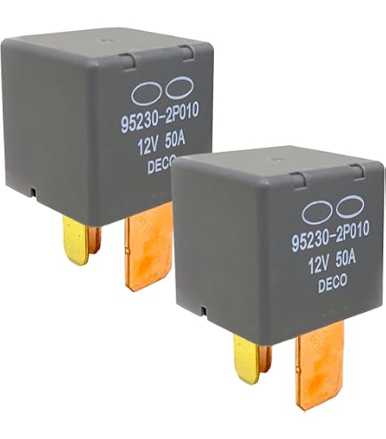 NTE R51-5D40-12F 12VDC Automotive Relay (2-Pack) – 50A/30A SPDT, Flange Mount