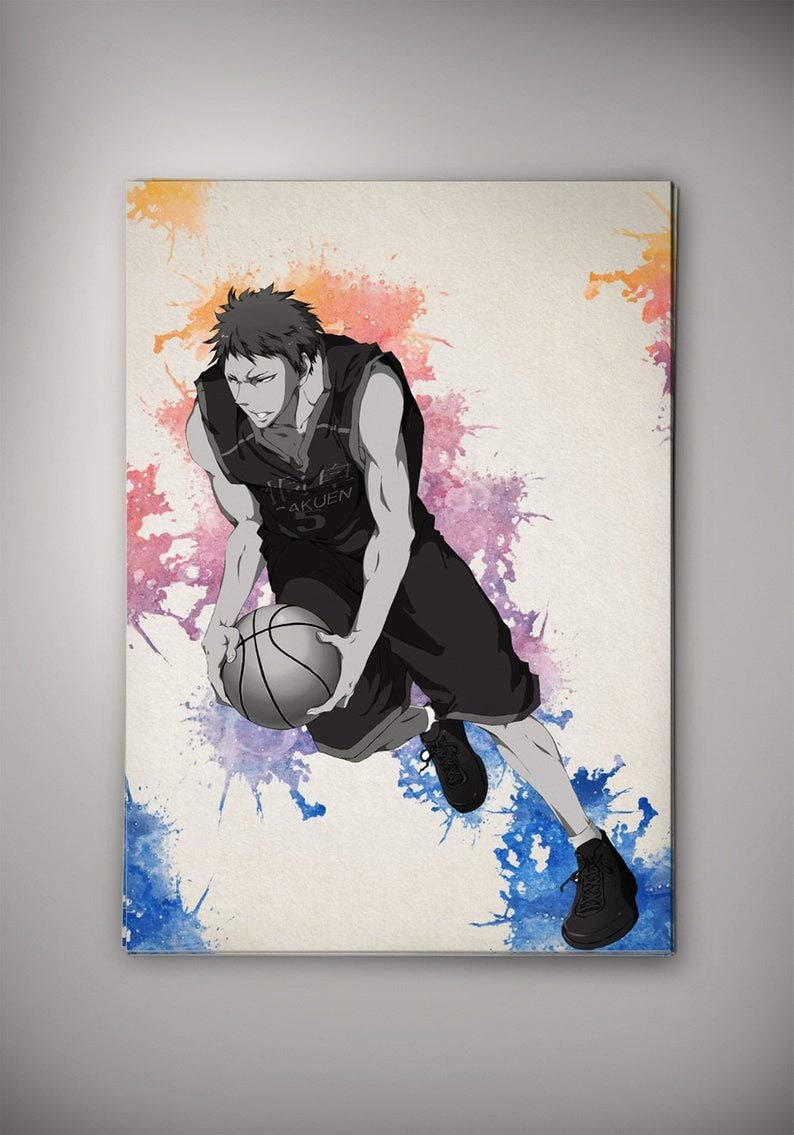 Daiki Aomine Anime Wall Print Kuroko no Basket Poster Wall Art Daiki Aomine Anime Home Decor Wall Ar