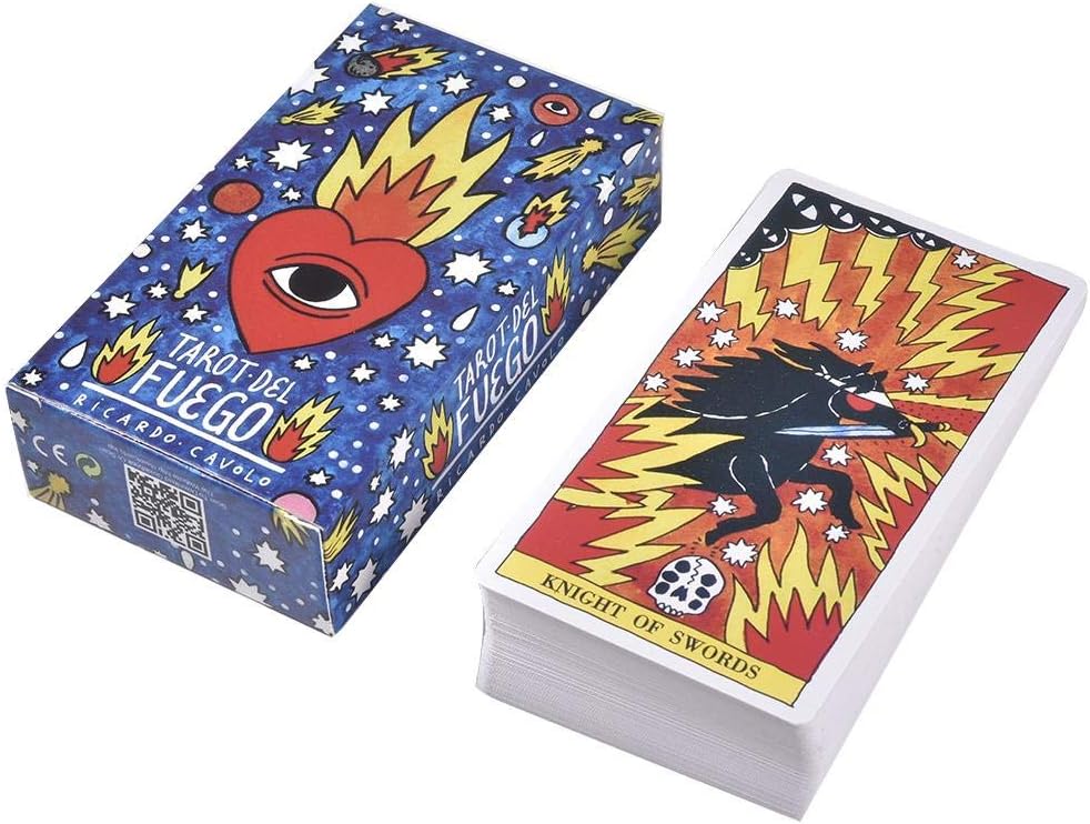 presentimer del Fuego: 78 Cartas del Tarot con guía: Amazon.es: Hogar