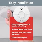 Fireangel SW1-R Mains Powered Optical Smoke Alarm with Battery Backup view 5