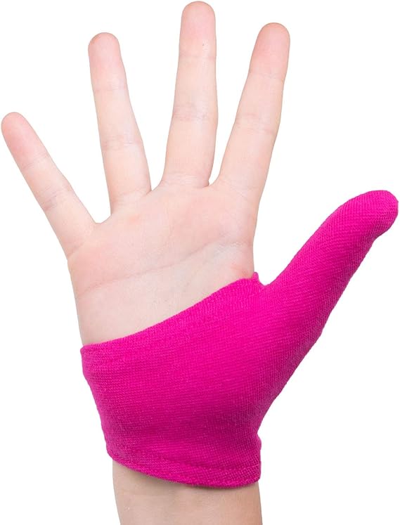 Thumb Glove Thumb Guard Stop Thumb Sucking Small Pink (46 yrs