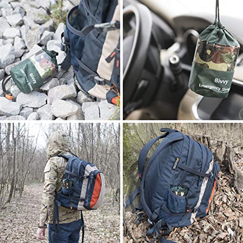 Q's INN Bivy Sack Emergency Sleeping Blanket Compact and Lightweight