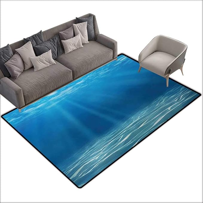 Ocean tapete Decorativo para Piso, Vista panorámica de la Playa