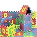 Alphabet and Numbers Foam Puzzle Play Mat,NON-TOXIC EVA 36 Piece Multi-Color Children Play & Exercise Mat By Chuanyue