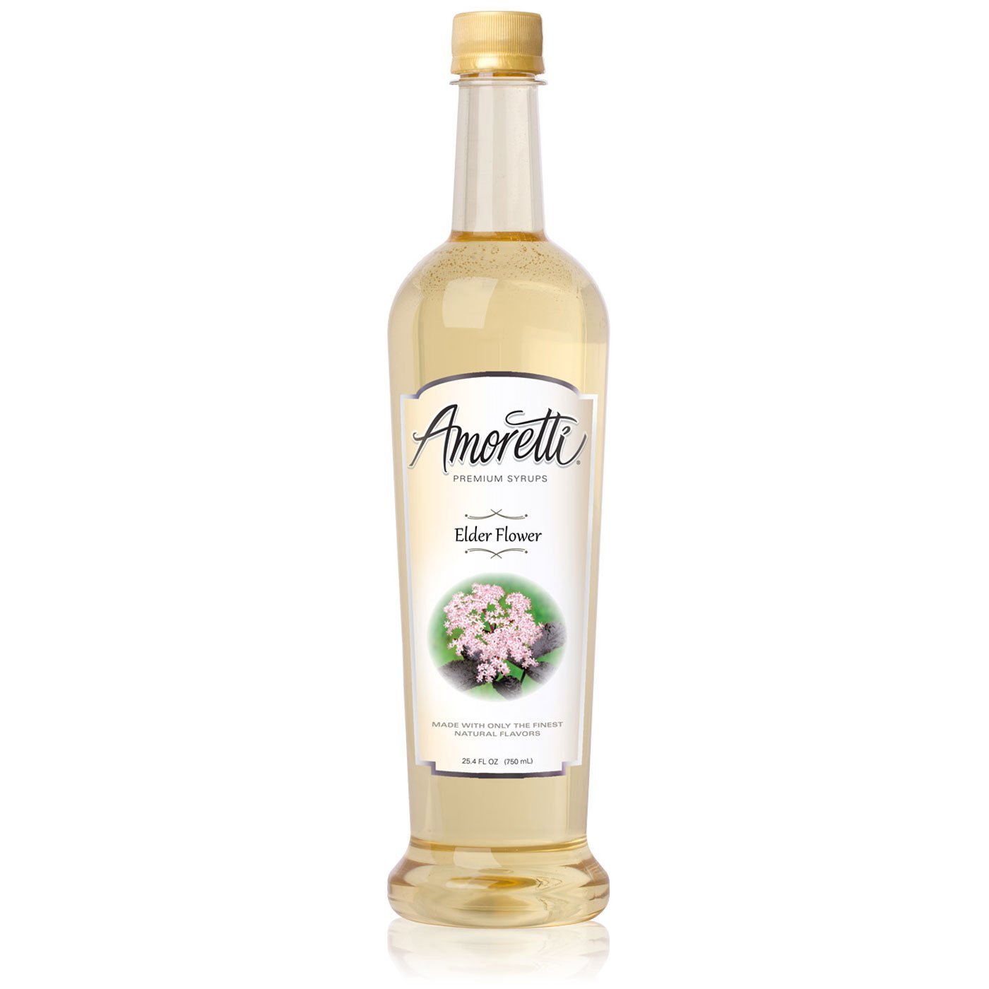 Amoretti Premium Syrup, Elder Flower, 25.4 Ounce