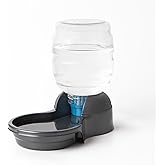 Petmate Replendish Automatic Dog Water Dispenser, 1 Gallon, 2 Filters | Gravity Pet Waterer with Microban Protection Base, 100% BPA Free, Includes 2 Extra Filters