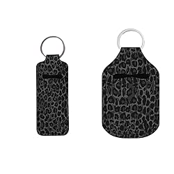 Coldinair Black Leopard Print Chapstick Holder