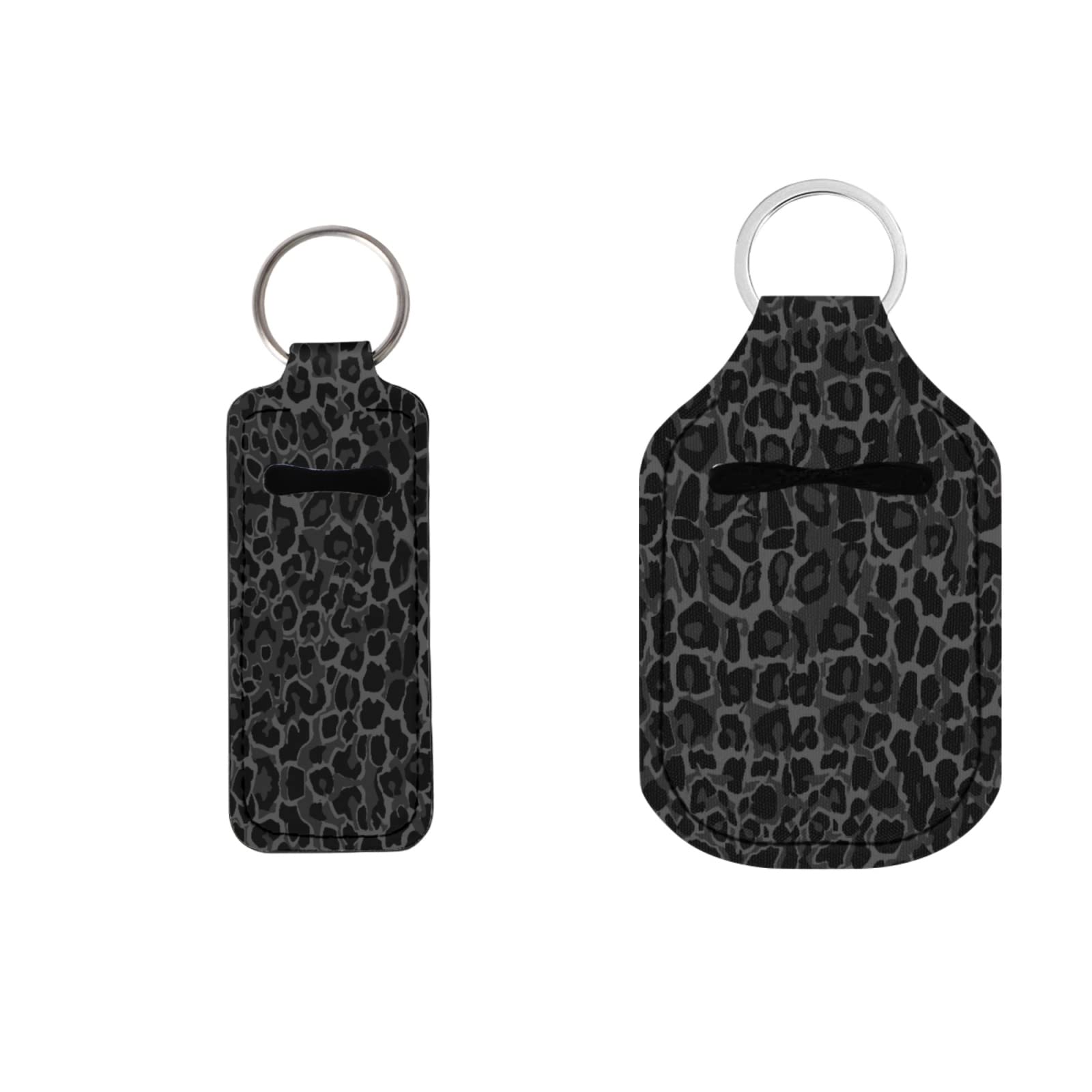 Coldinair Black Leopard Print Chapstick Holder