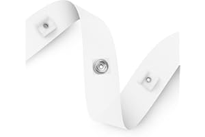 HASANBAR RV Clear Glide Tape, Glides for RV Curtains 1/2 inch, 72 inches Curtain Glide Tape A115