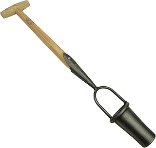 DeWit Zwiebelpflanzer Ø 50 mm I Profi Blumenzwiebelpflanzer mit FSC®-zertifiziertem Eschen-Handgriff I Premium Pflanzhilfe & Einpflanzhilfe I Praktisches Pflanzzubehör I Garden Tools – Made in Holland