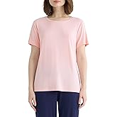 Latuza Women's Viscose Pajama Top Crew Neck Sleep T-Shirt