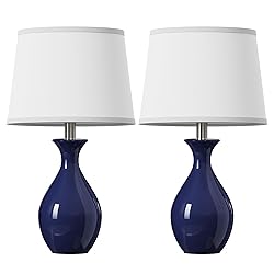 PARTPHONER Table Lamp Set of 2, Modern Ceramic
